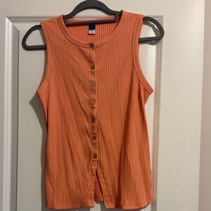 Old Navy Button Down Rib Tee